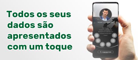 Compartilhando contato por aproximação NFC
